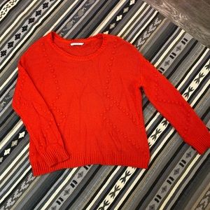 Stitches and Stripes Oversized Sweater